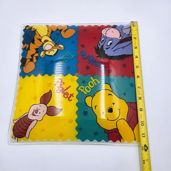 Winnie The Pooh & Friends Vintage Walt Disney Glass Ceiling Light Cover Shade - Picture 12 of 14